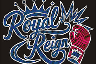 do modern rhinestone and glitter templates for you