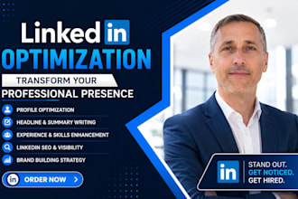 create optimize manage personal linkedin profile optimization business page seo