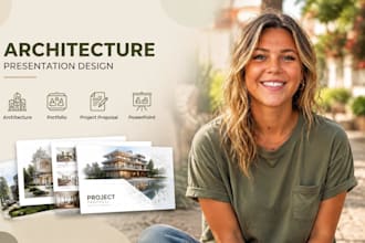 architecture presentation design, portfolio deck, project proposal powerpoint