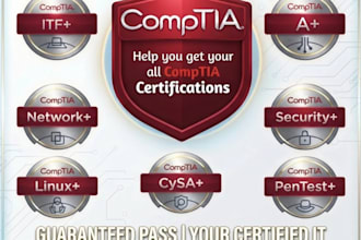 provide expert help in comptia certifications