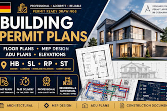 design building permit plans floor plans mep adu plan elevations for hb sl rp st