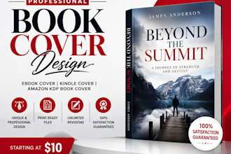 do book cover design, book front cover, spine, back cover, kdp ebook cover