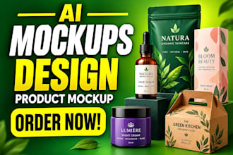 can ai mockups for any products high residence and realistic