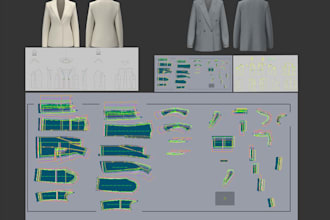 do 2d pattern making, and 3d virtual clothing fitting in clo 3d
