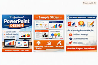 design professional powerpoint presentations with modern visuals