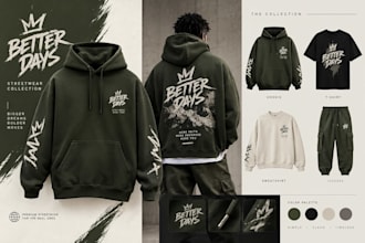 craft hoodie design clothing streetwear sweatsuit tshirt fashion illustration
