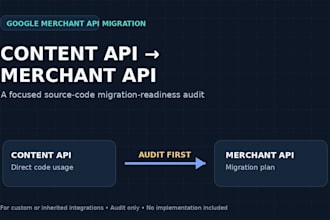 audit your google content API to merchant API migration