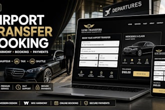 airport transfer booking website chauffeur website private driver limo website