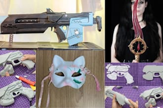 cosplay props anime weapon eva foam armor cosplay creation 3d printable files