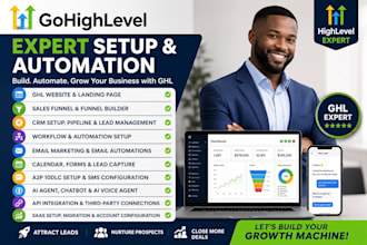 gohighlevel website ghl automation ghl landing page gohighlevel website design