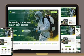 pest control website fumigation website  cleaning website pest control lead hvac