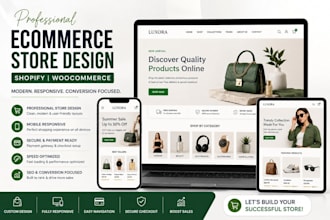 ecommerce store online shop shopify woocommerce website