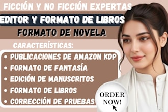 edición de libros para desarrollo editor de novelas, fantasía oscura corrección