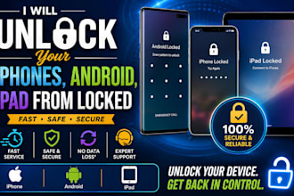 unlock your iphones, android, ipad from locked