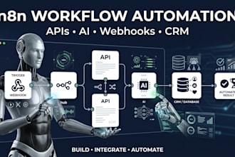 build n8n automation workflows and API integrations
