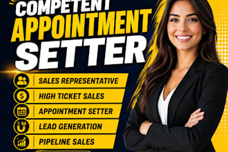 sales partner sales representative high ticket sales and appointment setter