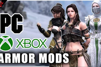 make or port skyrim, fallout 4 mod, ffxiv armor and weapon mods