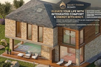 design underfloor heating for 2 story house