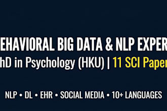 phd psychology prediction ehr social media big data nlp