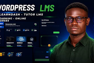 develop wordpress lms, learndash, tutor lms, elearning and online courses