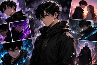 create webtoon art, comic panels, and webtoon illustrations