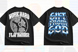 design premium streetwear tshirt graphics