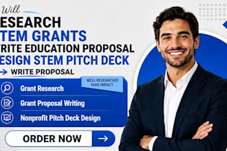 research stem grants write education proposal design stem pitch deck
