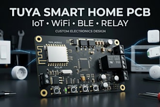 design tuya based pcb iot pcb smart home automation hardware and smart switch