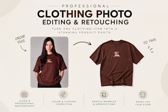 turn your clothing photos into professional product images