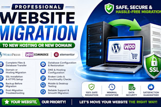 clone or migrate woocommerce wordpress wix majento godaddy to shopify store