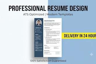 write ats friendly professional resume CV and cover letter