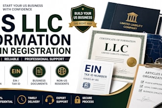 do llc registration US llc formation get ein number llc creation usa tax id