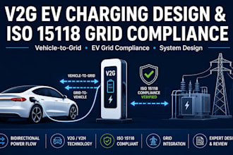 expert v2g ev charging system design with iso 15118 grid compliance review
