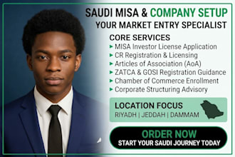 draft your saudi misa investor license and setup documents