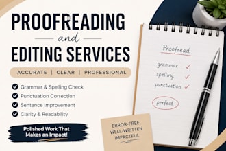 proofread and edit english documents and assignments