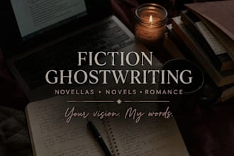 ghostwrite your romance novel or novella