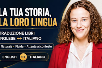 traduco il tuo libro dallinglese allitaliano o viceversa