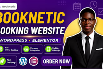 create a booknetic appointment booking website in wordpress