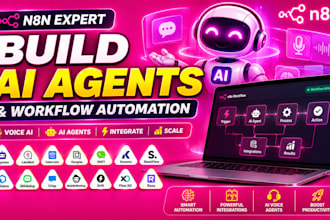build n8n ai agent workflow automation ai integration n8n expert ai voice agent
