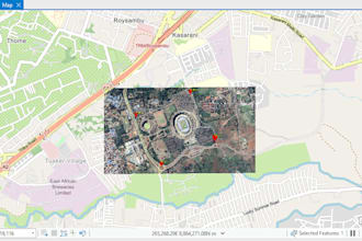 do gis data processing, digitizing and georeferencing in arcgis