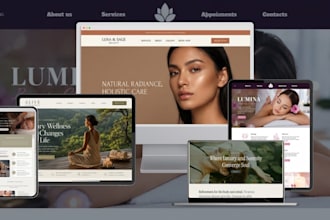 design beauty spa website hair salon website vagaro website and booking setup