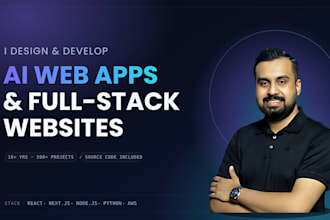 build end to end ai powered web, mobile and saas platform