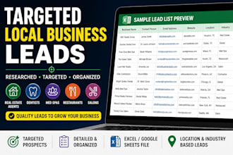 generate targeted local business leads and prospects for your business