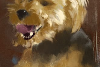 paint your pets portrait