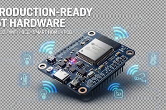 develop production ready iot hardware pcb for smart home and connected devices