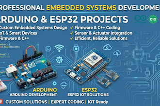 develop arduino and esp32 embedded systems