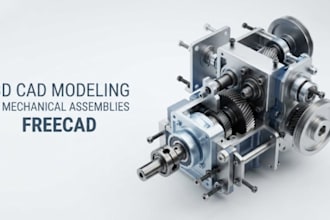 create 3d parametric cad models and mechanical assemblies in freecad
