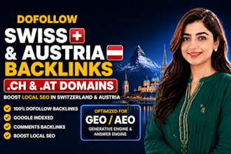 create dofollow swiss austrian backlinks on ch at domains to boost local SEO