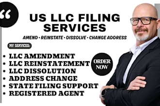 file llc amendment, dissolution, reinstatement, and address change