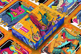 design card game illustration card game design board game card game art card box
